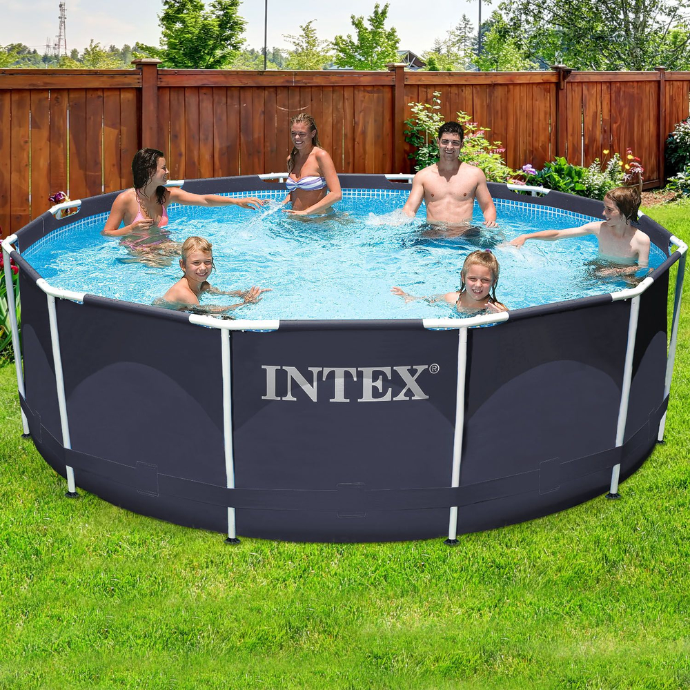 Чаша для каркасного бассейна 366х122см, Intex 12886 Prism Frame аналог 10087