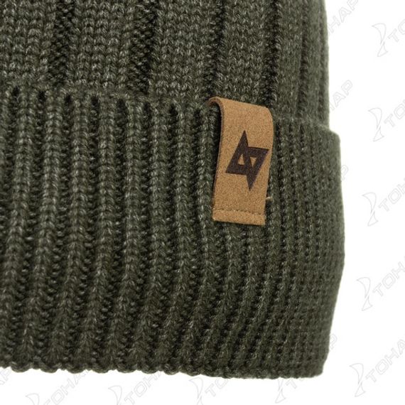 Шапка мужская с отворотом Active, цвет хаки, one size, (N-HIW-K) NISUS