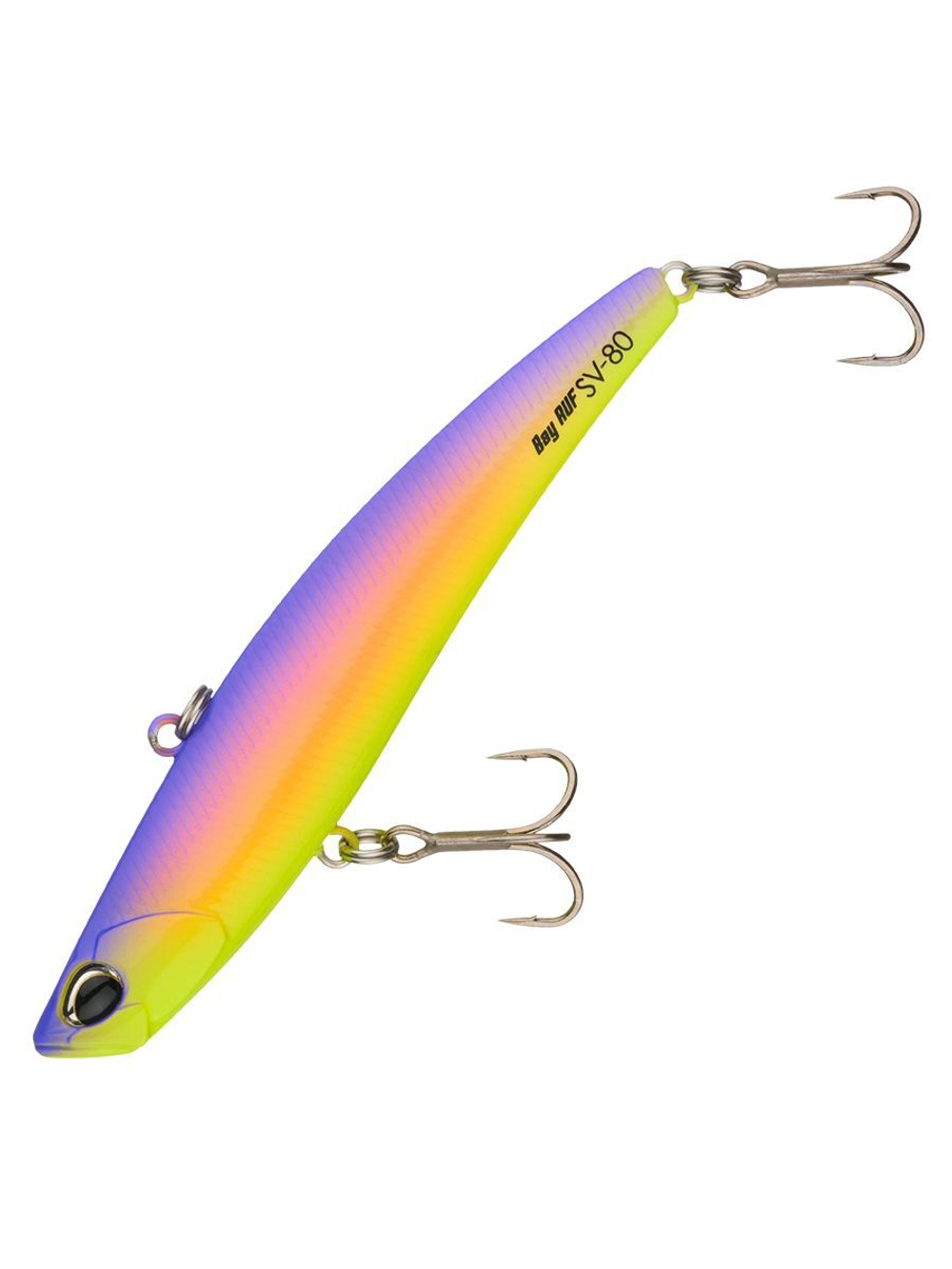 Воблер DUO Bay Ruf SV Vibe 80S, ADA4062 Chart Back RB, 80 мм, 15 г, тонущий, виб