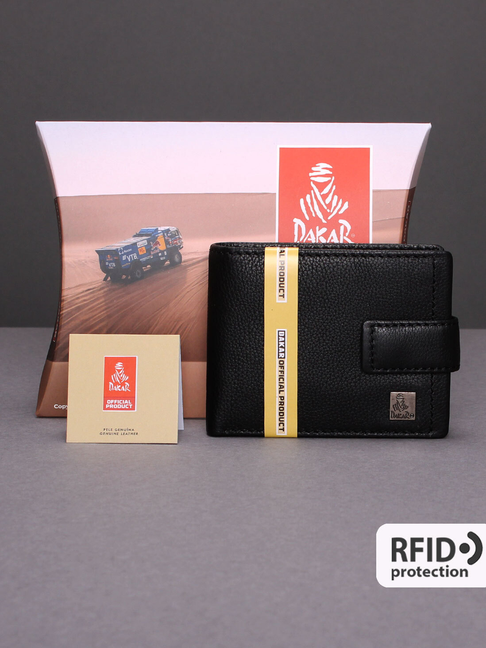 DKB1103R Preto - Портмоне Dakar с RFID защитой