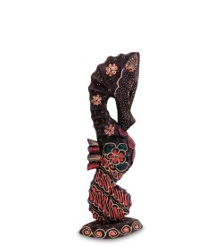 10-016-01 Фигурка «Морской конек» (батик, о.Ява) мал 30 см