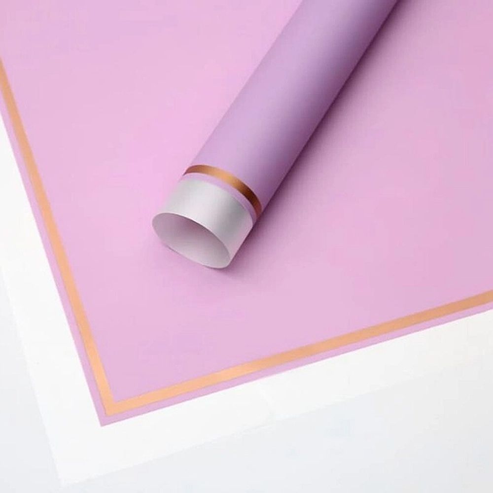 ЛИСТ Золотой квадрат 58*58/20шт ФИОЛЕТОВЫЙ