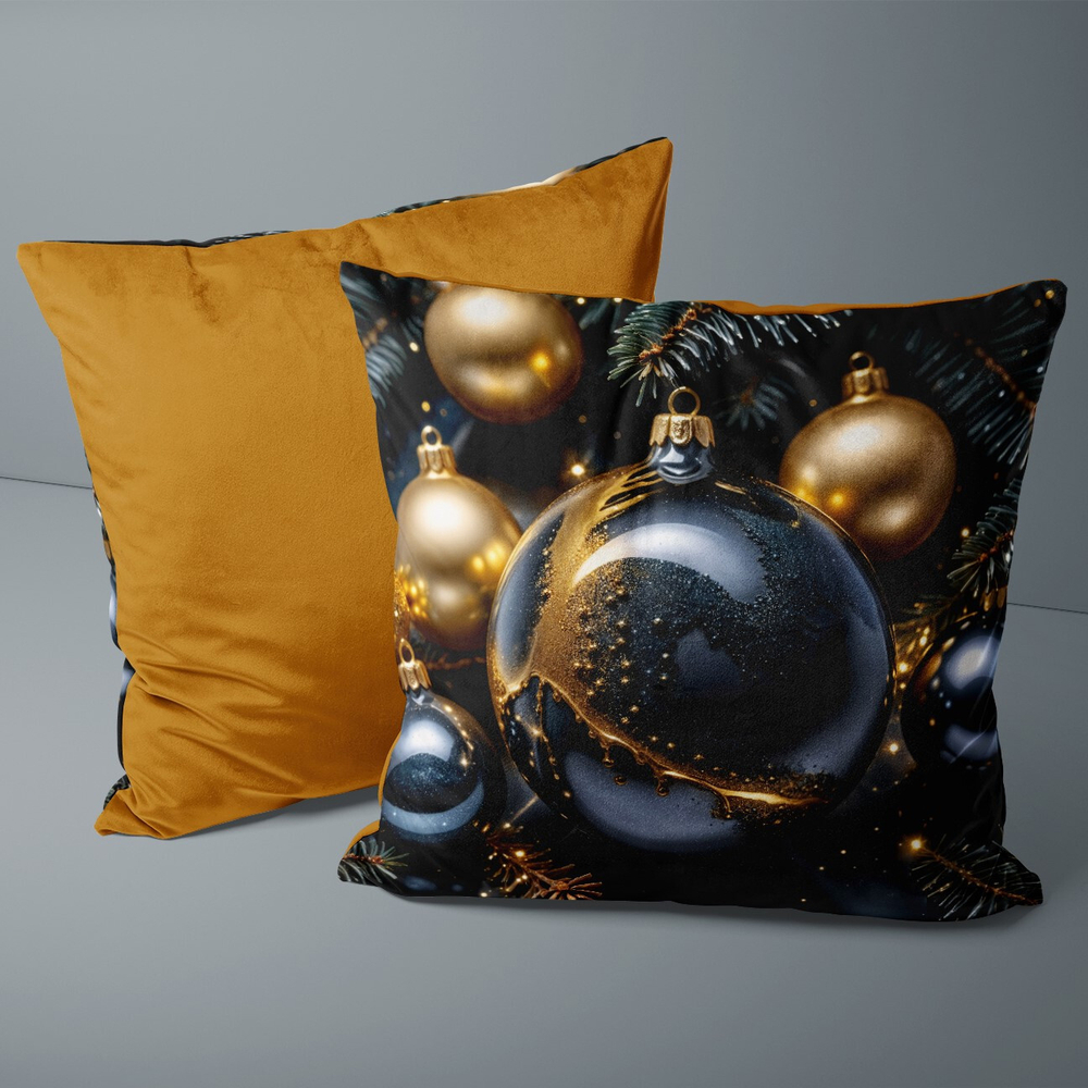 Подушка декоративная Новогодняя Гематит 0906.01.333