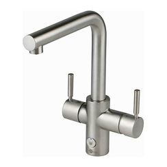 Смеситель InSinkErator L матовый никель + бак с фильтром и кипячением