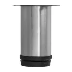 Опора регулируемая хром мебельная 100 мм