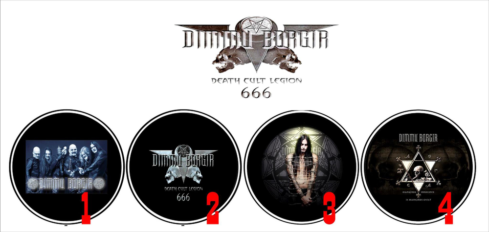 Значок Dimmu Borgir ( в ассортименте )