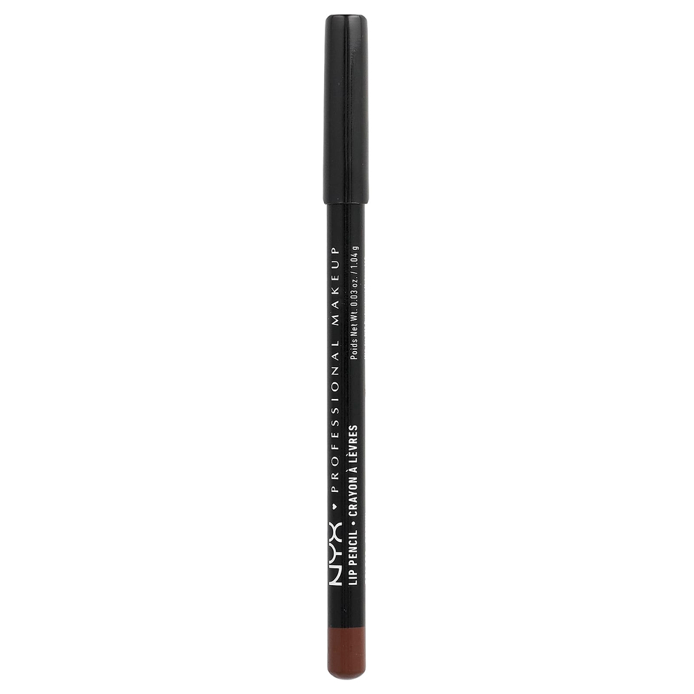 NYX Professional Makeup, Тонкий карандаш для губ, 802 коричневый, 1,04 г (0,03 унции)