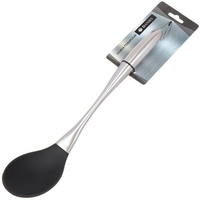 Ложка поварская силикон, навеска, Daniks, Саленто, YW-KT126-4