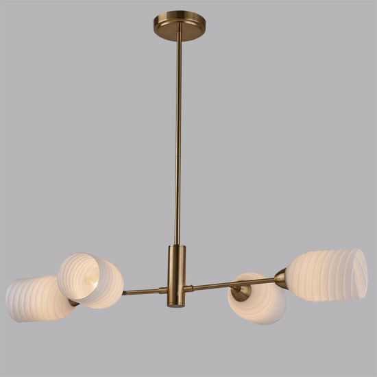 6512/4C MODERNI LN23 115 латунь Люстра потолочная E14 4*40W 220V MONROE