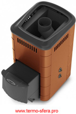 Печь для бани Тунгуска 2017 Inox ДА ТО терракота