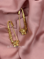 Брошь булавка Верс. золотой хребет медузы