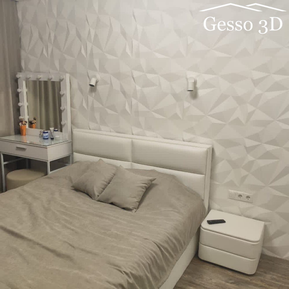 Гипсовая 3D панель Оригами
