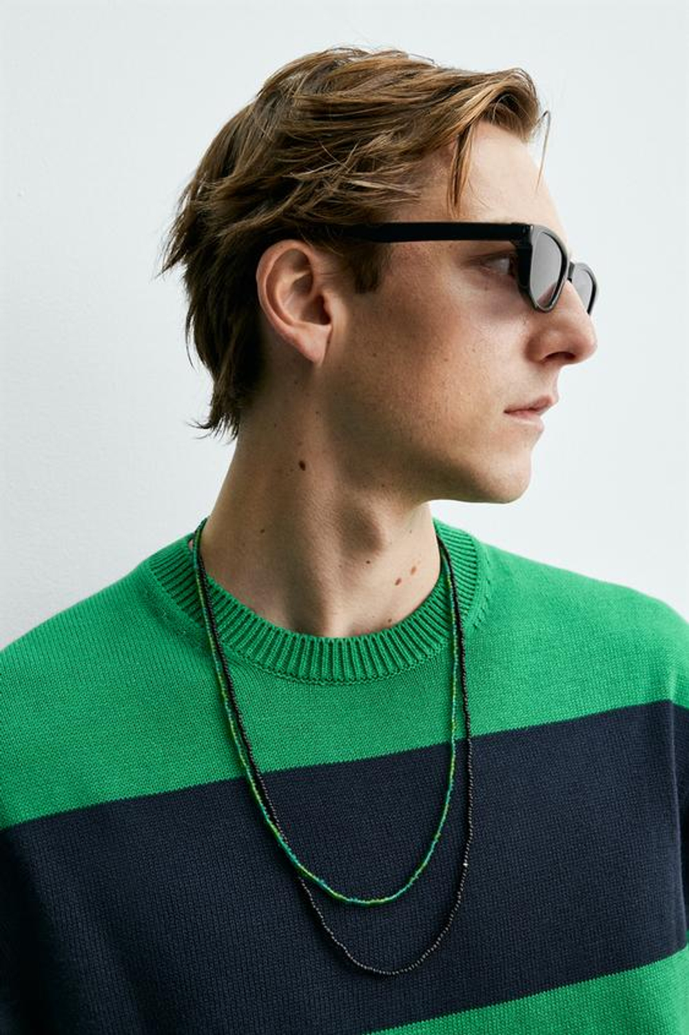 ZARA X AARON LEVINE КОМБИНИРОВАННЫЕ ОЖЕРЕЛЬЯ ИЗ 2 ШТУК, РАЗНОЦВЕТНЫЙ