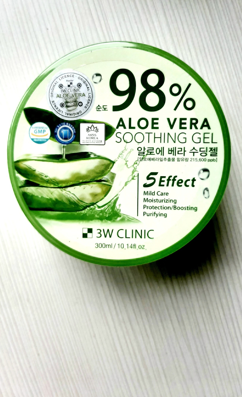 Гель универсальный АЛОЭ Aloe Vera Soothing Gel 98%, 300 мл.