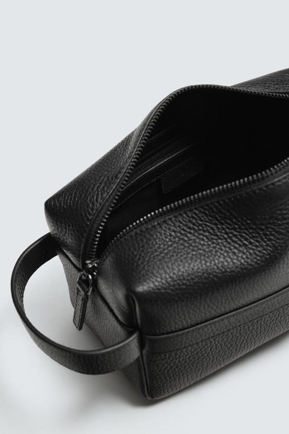 ZARA ПЛЕТЕНЫЙ НЕСЕССЕР, ЧЕРНЫЙ