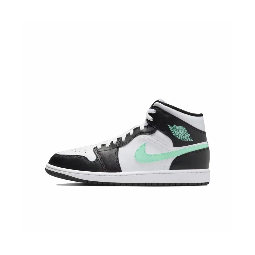 Nike Air Jordan 1 mid "Green Glow Black"