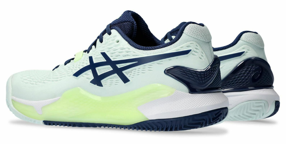 Женские теннисные кроссовки Asics Gel-Resolution 9 Clay - pale mint/blue expanse