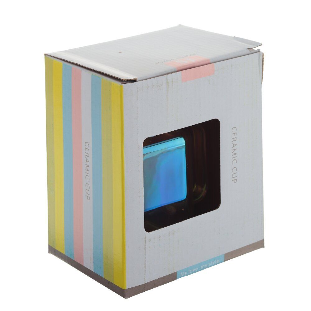 GAEM Кружка с крышкой и трубочкой, 650 мл, L11 W8 H13,5 см, 3в.