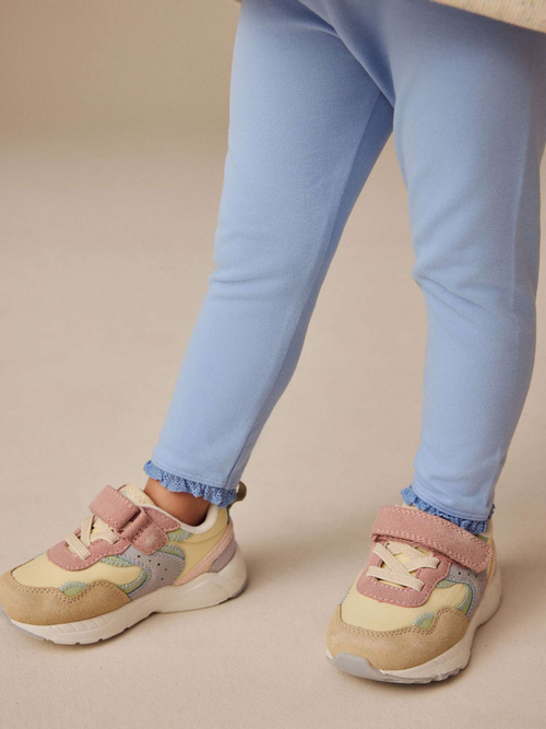 Легинсы с рюшами для девочки Next E51-647, Голубой