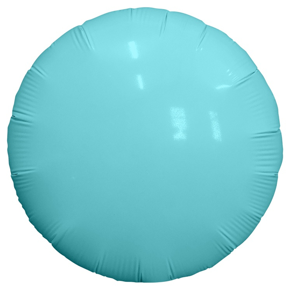 Шар фольгированный Круг 45 см (Голубой)