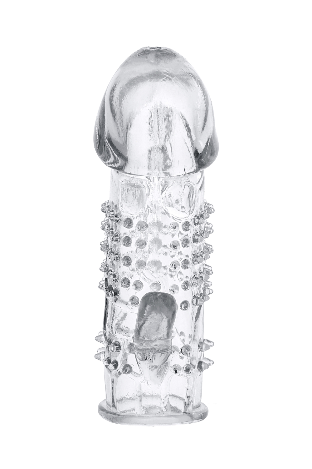Насадка гелевая прозрачная Toyfa 13 см