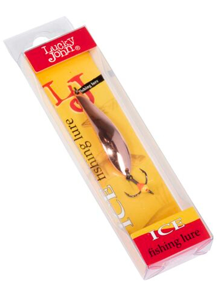 Блесна вертикальная зимняя Lucky John X-BLADE с тройником  3,9г C блистер