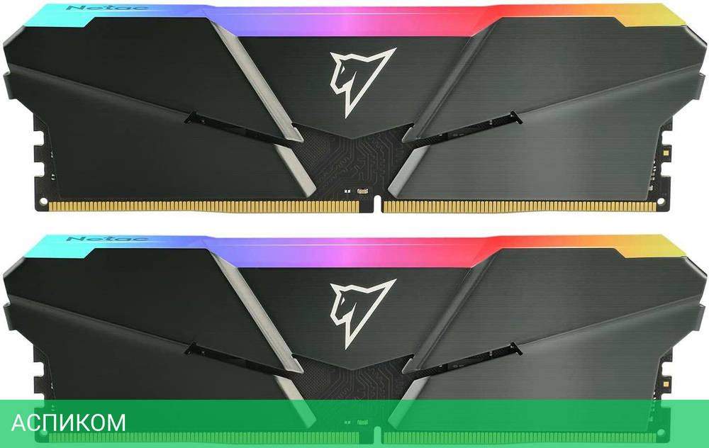 Оперативная память Netac Shadow RGB DDR4 2x16Gb (NTSRD4P32DP-32E)