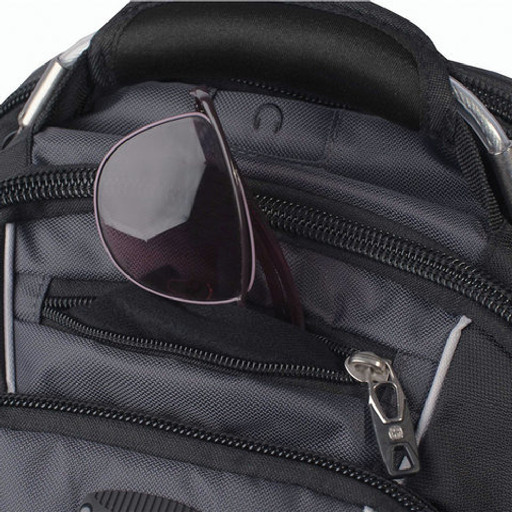 Рюкзак WENGER, универсальный, черно-серый, функция ScanSmart, 38 л, 34х23х48 см, 6677204410