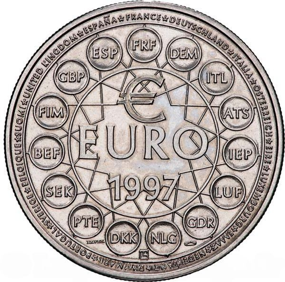 France, ECU Europa Commemorative Coin, 1997