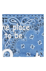 Коврик Saint Barth AIDAN BANDANA ROUND джинс