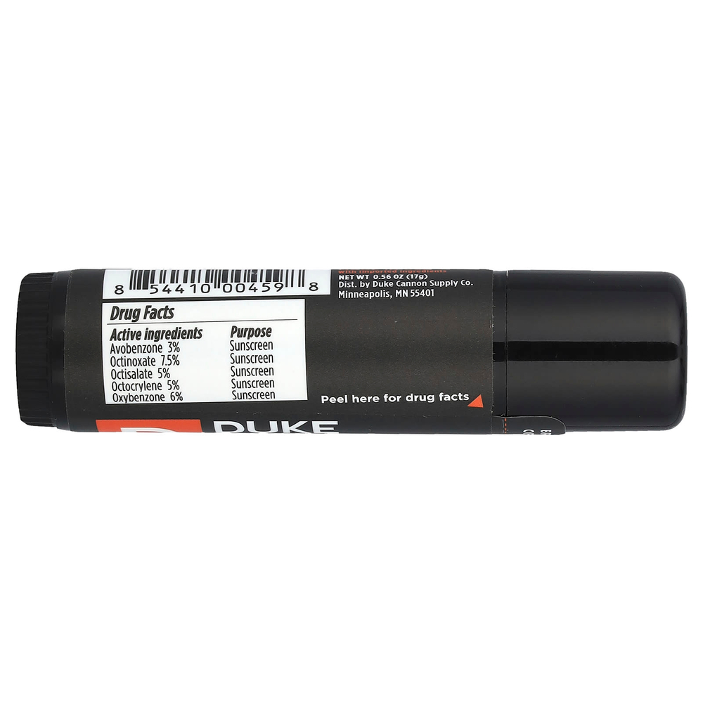 Duke Cannon Supply Co., Cannon Balm ™ 140º, солнцезащитный бальзам для губ Offensively Large ™, SPF 30, 17 г (0,56 унции)