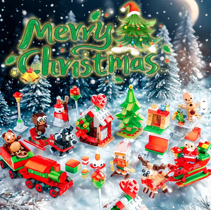 Конструктор "Новогодний", в ассортименте - купить оптом в Москве