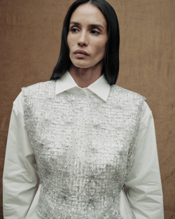 Манишка из люрекса