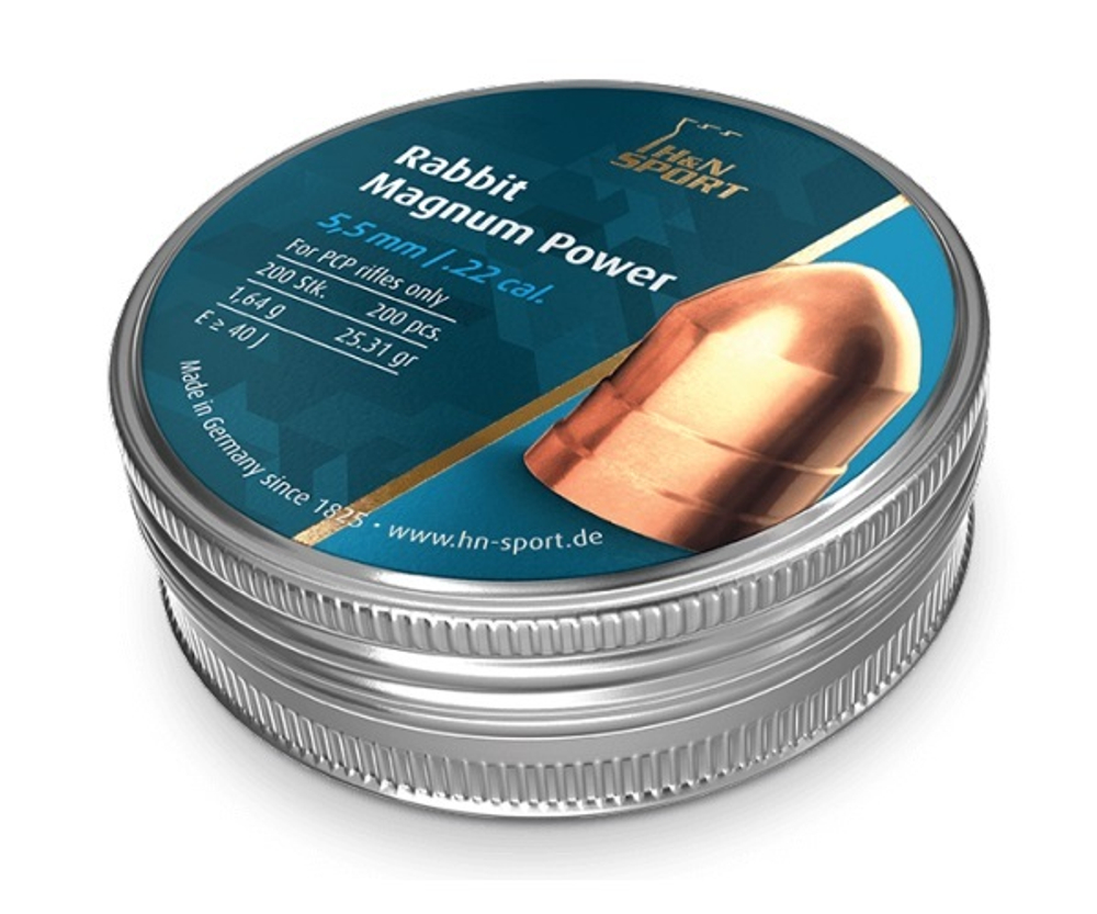 Пули пневматические H&N Rabbit Magnum Power 5.5 мм 1,67 гр. (200 шт)