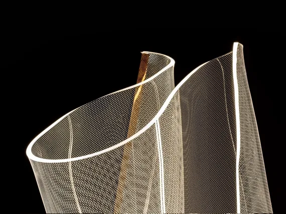 Торшер Velos 140 см золото