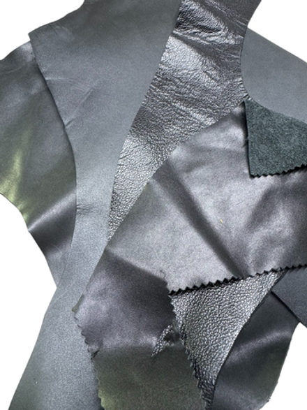 Кожа хром обрезки весовая, чёрный