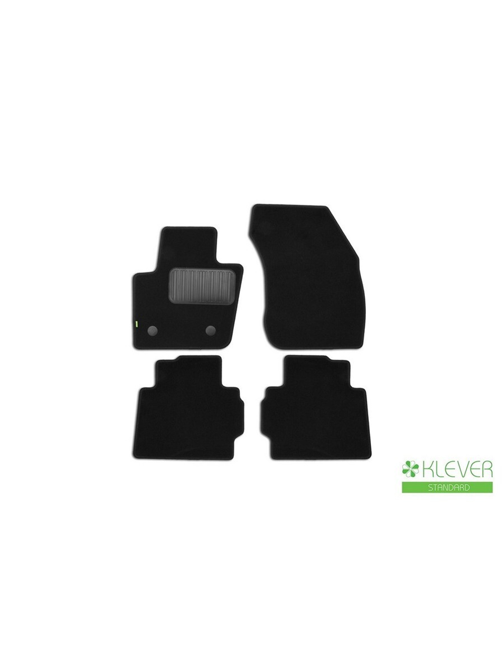 Коврики в салон для FORD Mondeo 2014-2019, седан, 4 шт. (текстиль) KLEVER021666101210KH