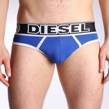 Мужские трусы брифы синие Diesel Only the Brave Brief Blue