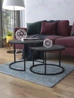 Комплект журнальных столов Акцент - ЧСЧ - МДФ в ПВХ