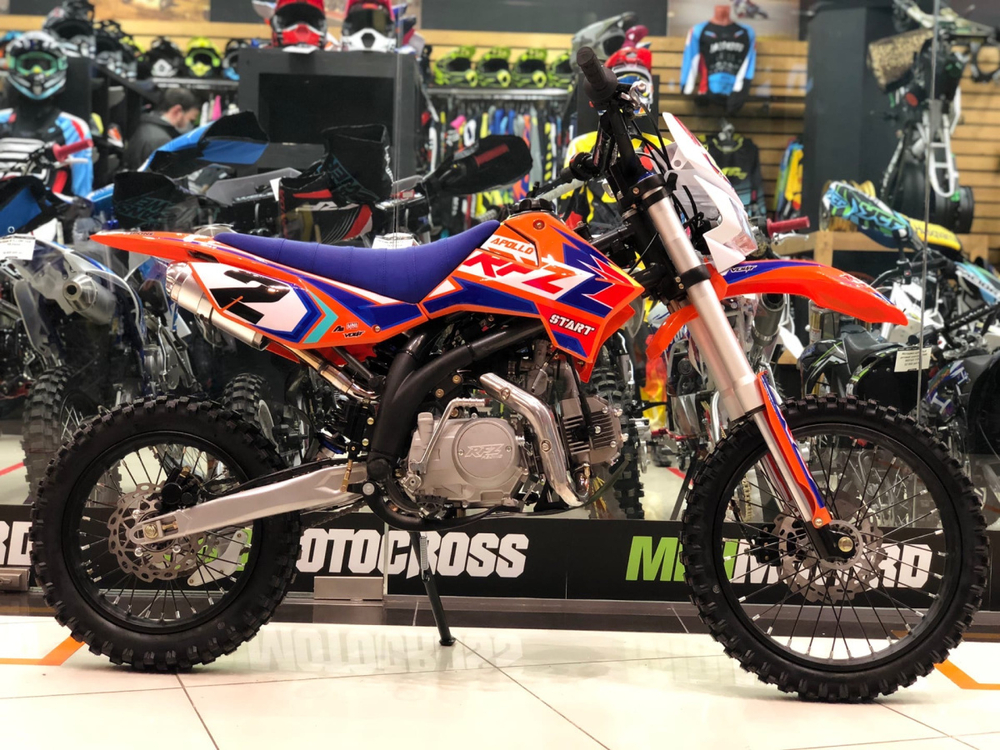 Питбайк Apollo RFZ START 125L 17/14 2020 (Оранжевый)