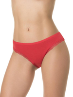 Сексуальные трусики с кружевом и атласным бантом сзади (Размер: S) (Цвет: темно-синий)