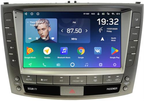 Магнитола для Lexus IS250 XE20 2008-2013 (ШГУ цветной) - Teyes CC2 PLUS монитор 9" QLED, Android 10, Быстрая, SIM-слот