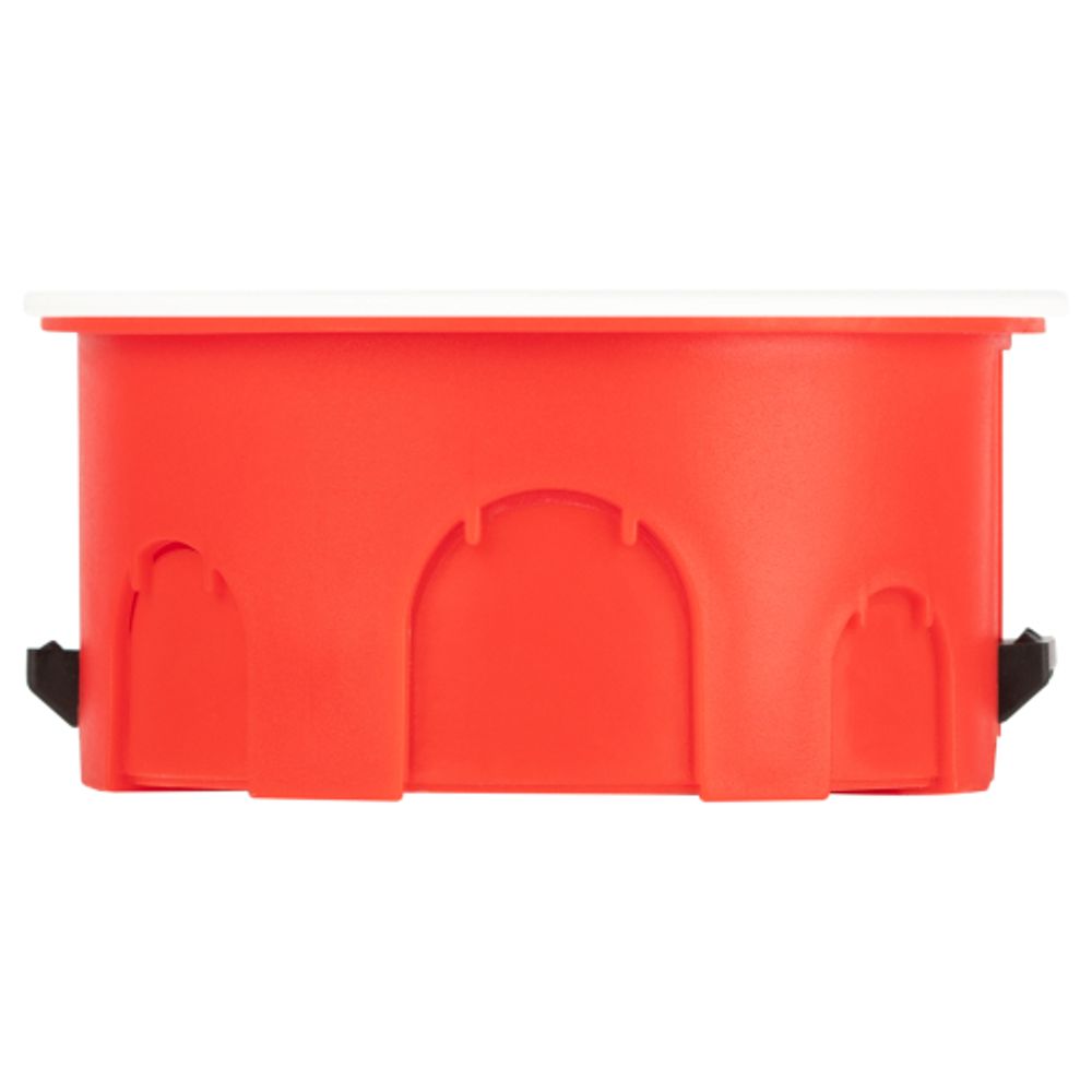 Распаячная коробка ЭРА KRP-80-40 скрытой установки красно-белая 80х40мм для полых стен крышка IP20