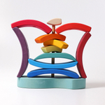 Деревянная пирамидка "Корабль", 11 деталей