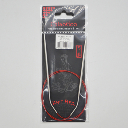 Спицы металлические круговые 80 cм. 3.75 мм knit red от ChiaoGoo