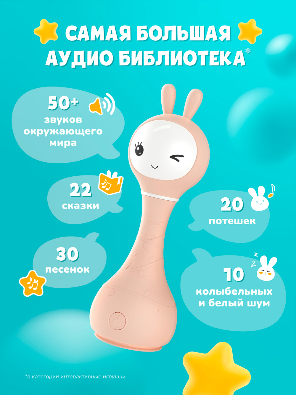 Музыкальная игрушка Умный зайка® alilo R1