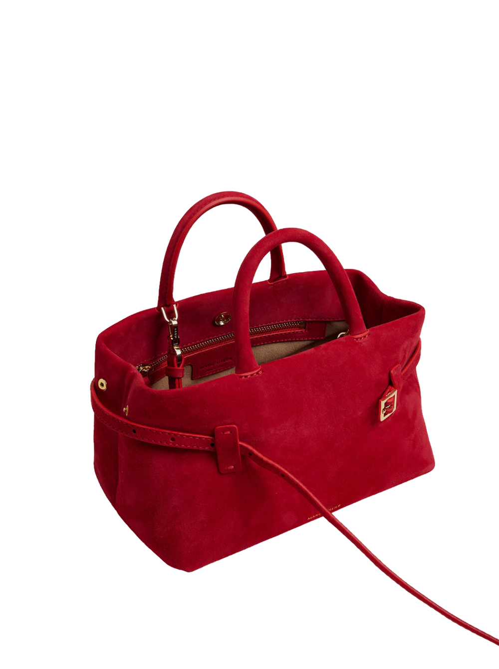 Сумка Manu Atelier Le Cambon 25 Red Suede