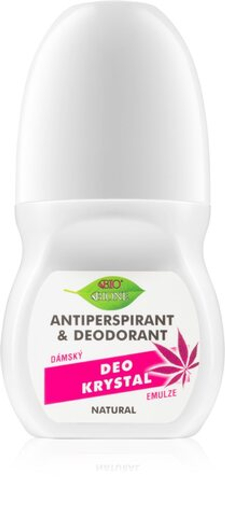 Bione Cosmetics Cannabis - шариковый антиперспирант с ароматом розы /   80  ml  / GTIN 8595061609870