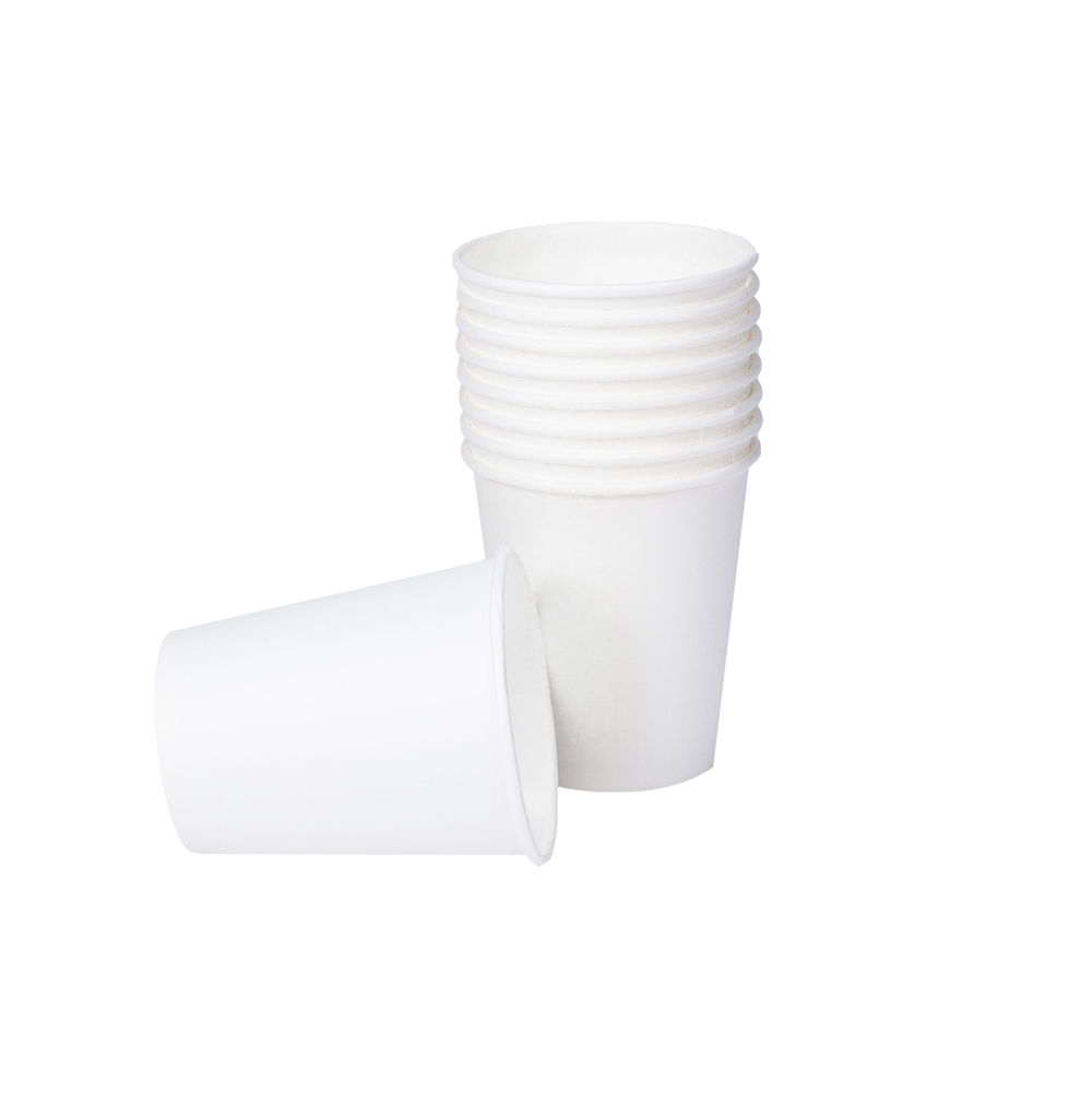 Стакан бумажный одноразовый белый 165 мл