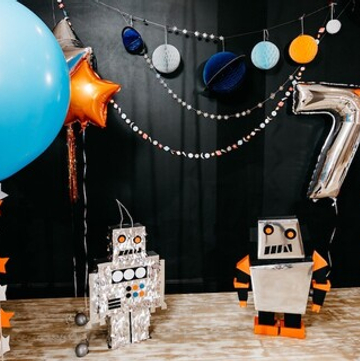 Robot and Space Party